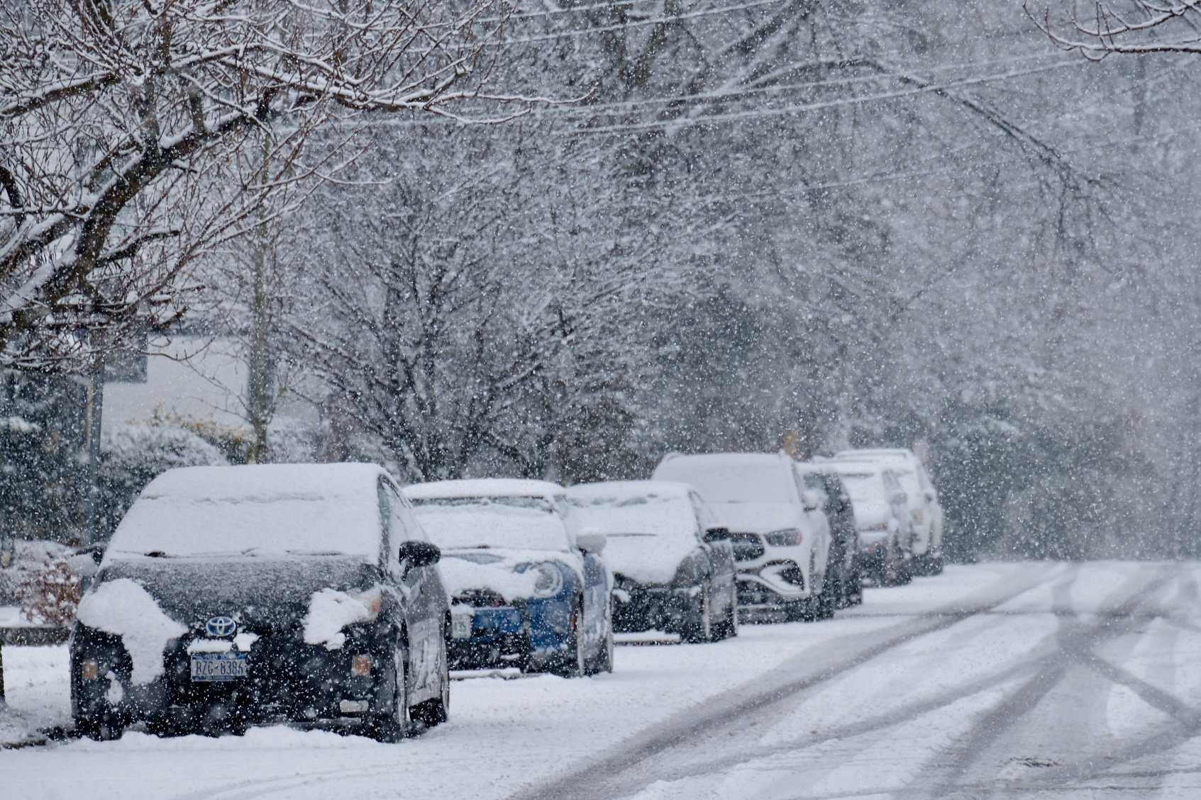 美国多地遭冬季风暴袭击 交通受广泛影响